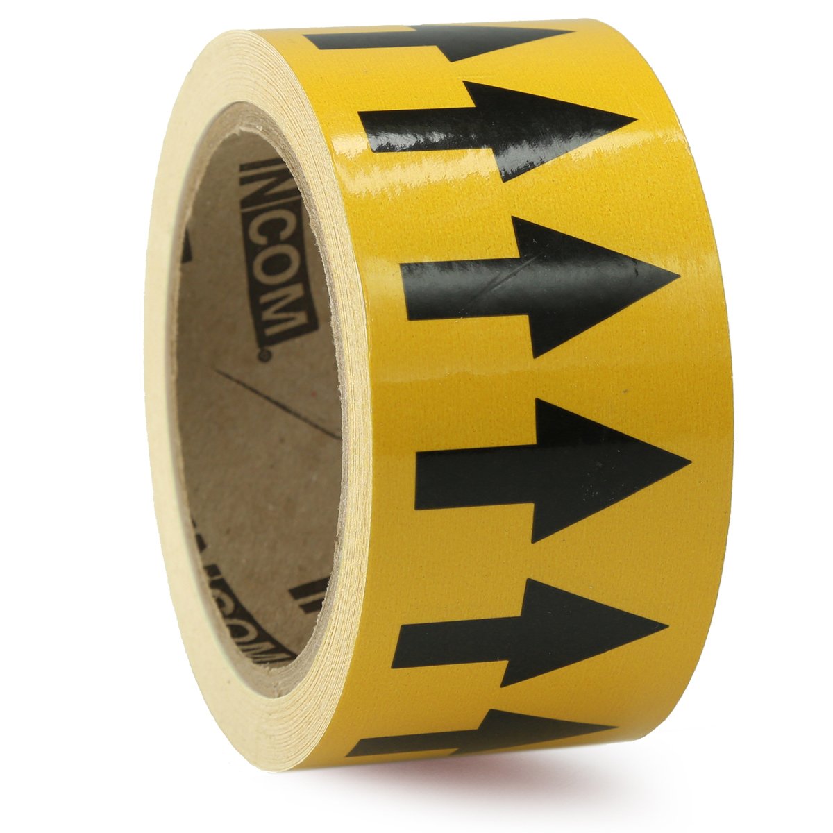 zappページ Accuform RAW254BKYL Adhesive Vinyl Directional Flow Arrow